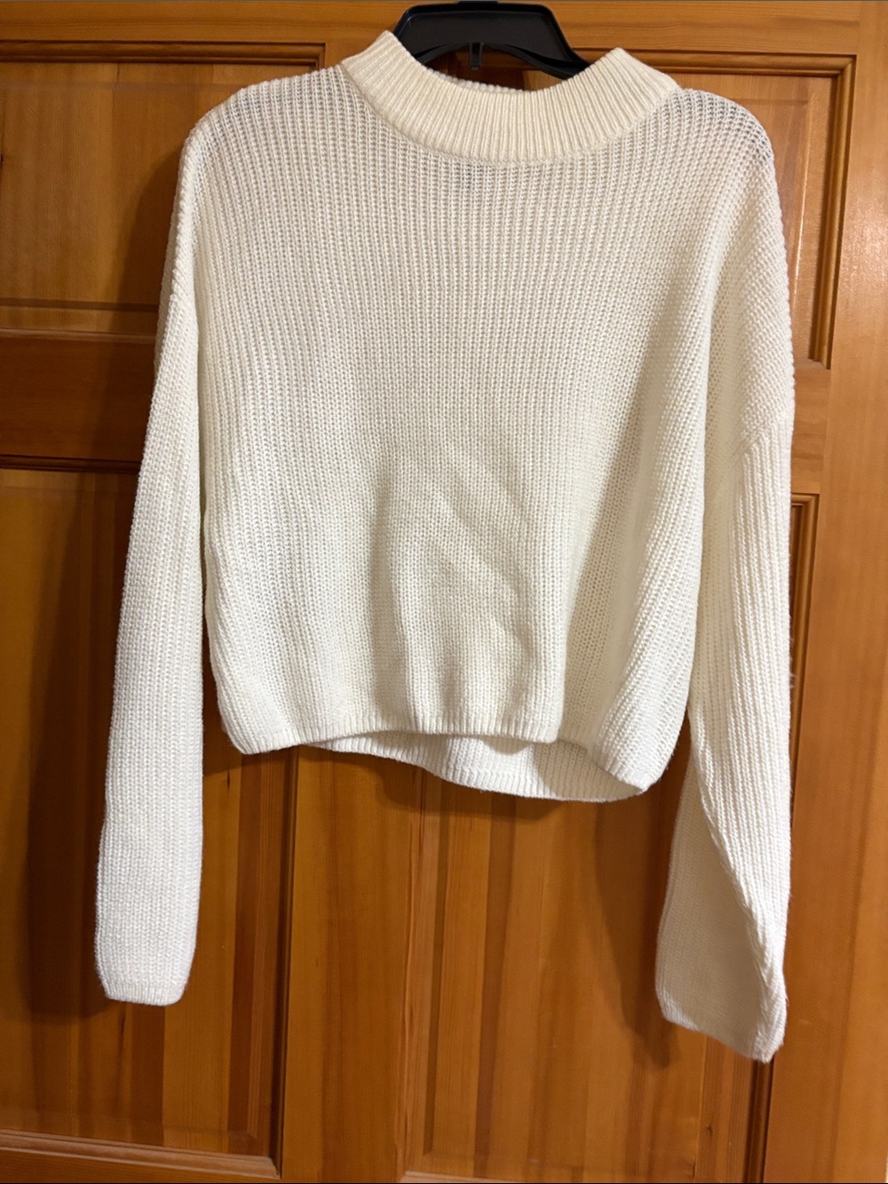 H&M Cream Crewneck Knit Sweater